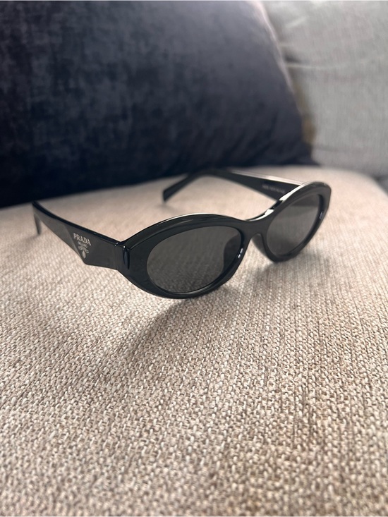 Prada Accessories - Prada Symbole Irregular Black Oval PR 26ZS Women's Sunglasses